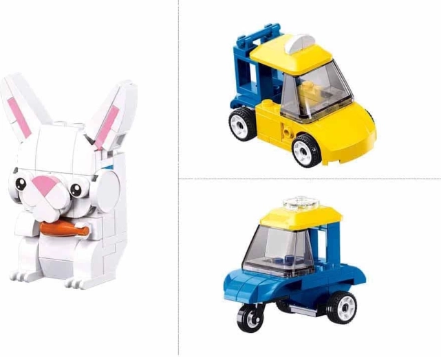 Schattige dieren en voertuigen