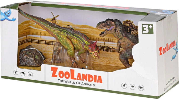 2 dinosaurussen in één verpakking