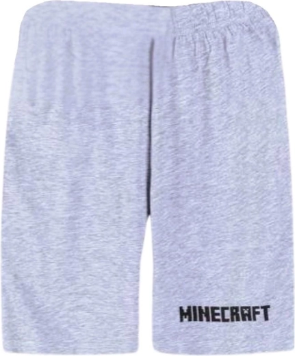 Grijze Minecraft-short