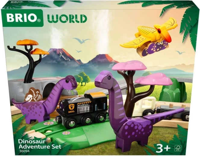 Brio dinosaurusavontuur treinbaan