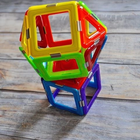 GeoSmart educatieve magnetische bouwset - 100 stuks