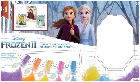 Zandset voor het maken van Frozen II-afbeeldingen