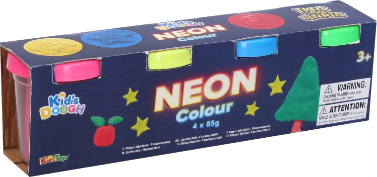 Neonboetseerklei 4 × 85 g