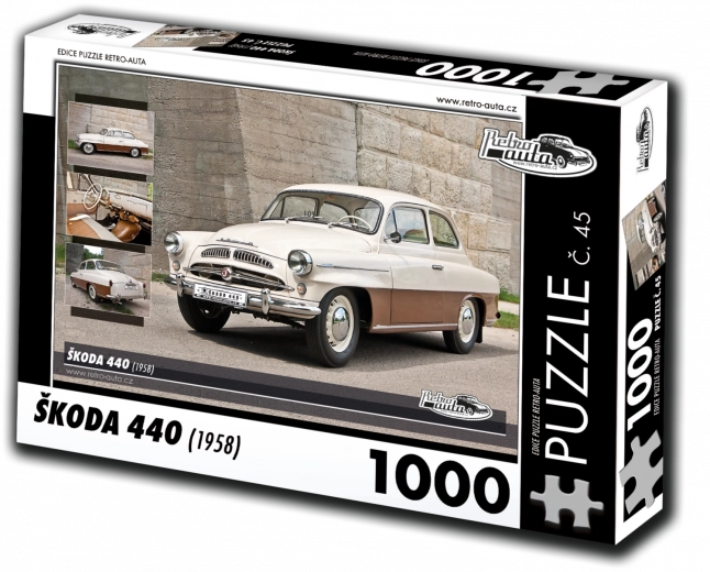 retro auto puzzel Škoda 440 (1958) 1000 stukjes