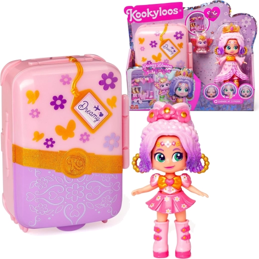 KookyLoos Dreamy Blossom koffertje met poppetje en accessoires