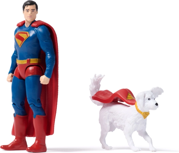 Superman en Krypto voor heroïsche missies