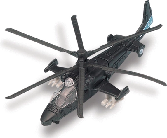 Maisto Fresh Metal Tailwinds KA-52 Alligator matzwart vliegtuigmodel