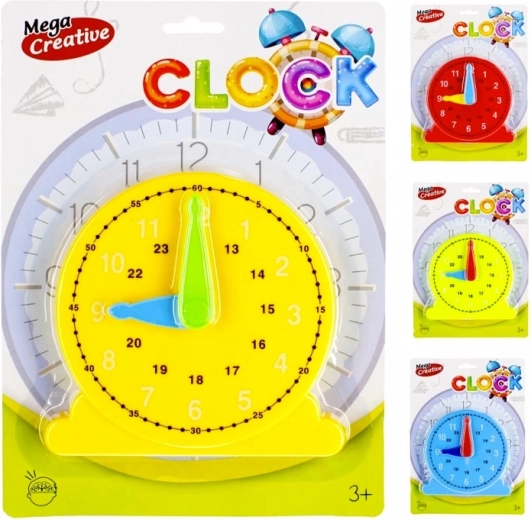 Educatieve klok MEGA CREATIVE voor kinderen 3+