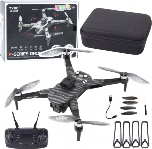 Drone met HD-camera en app - zwarte carbon