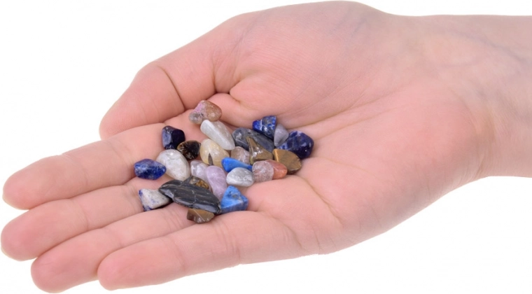 Kleurige kristallen als beloning