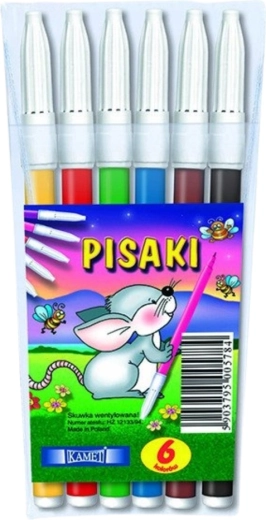 Viltstiften KAMET 6 kleuren