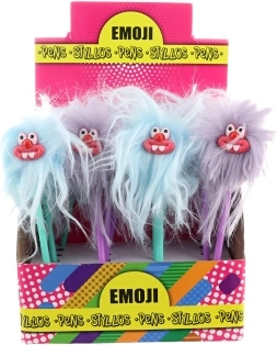 Balpen met harig monster