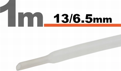 Transparante krimpkous 13/6,5 mm