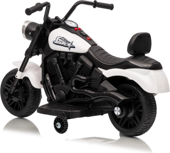Elektrische kindermotor STAR, wit