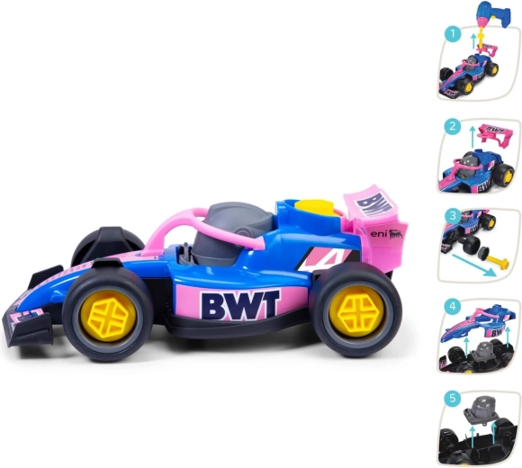 Raceauto klaar om te rijden