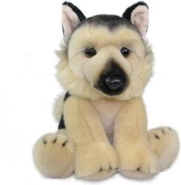 SmilyPlay Fluffy Fam pluchen Duitse herder 30 cm