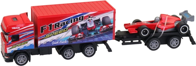 Racevervoer van een racewagen