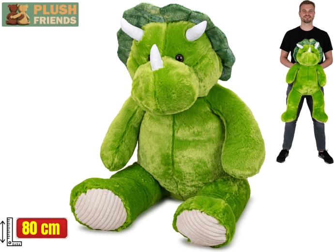 Plush Friends pluchen triceratops 80 cm