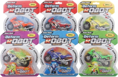 Transformerende robot – motor, plastic model voor kinderen