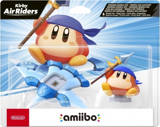 Amiibo Kirby op Warp Star (Kirby Air Ride)