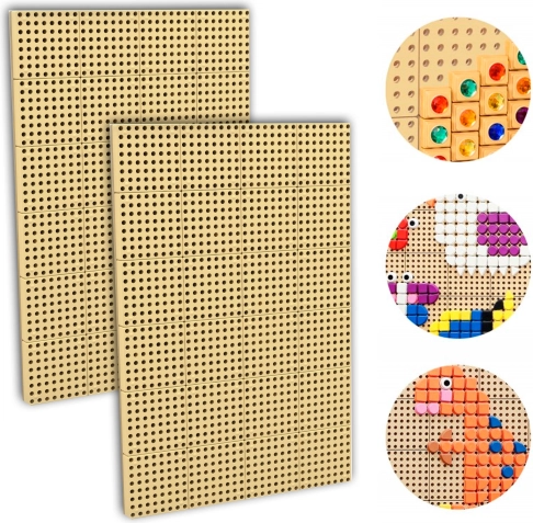 MASTERKIDZ creatieve STEM wandplaat – set van 2 stuks + montagepaneel 120 × 80 cm