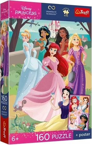 Trefl Disney prinsessen puzzel 160 stukjes Betoverend avondfeest