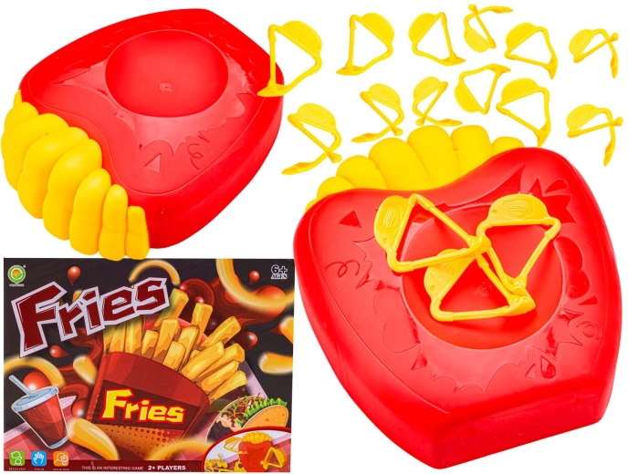 Familiespel springende frietjes Fries
