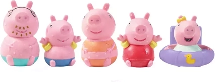 5 Peppa Pig-figuurtjes in één verpakking