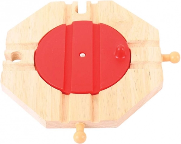 draaischijf met 4 uitgangen Bigjigs Rail