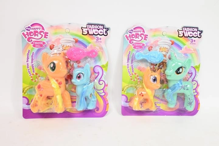 Mini pony’s met accessoires