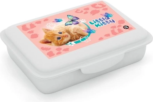 Broodtrommel met vakje Kat