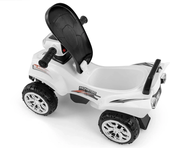 Praktisch opbergvak onder het zadel