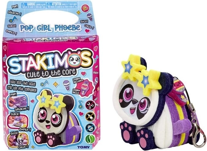 TOMY Stakimos Pop Girl Phoebe – creatieve set om een figuurtje in elkaar te zetten