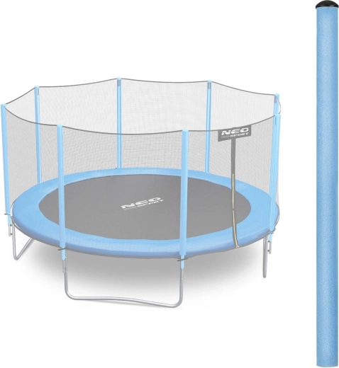 Bovenste paal voor trampoline met vangnet 8–15 ft, blauw Neo-Sport