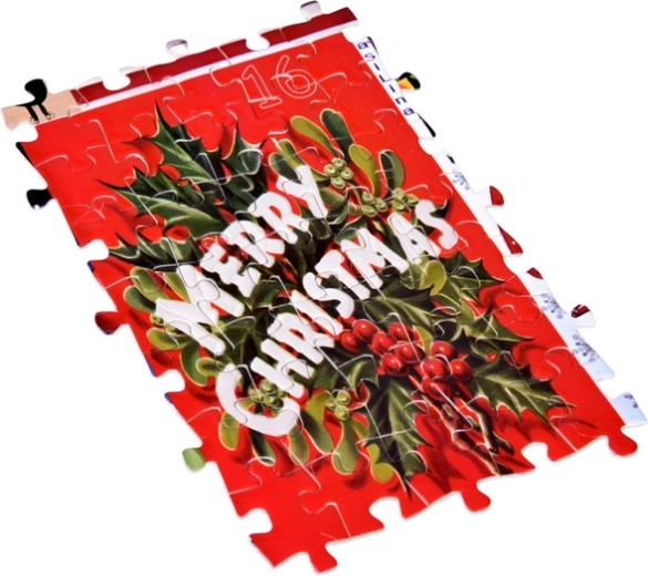 Van 24 puzzels ontstaat een groot beeld van 70 × 50 cm