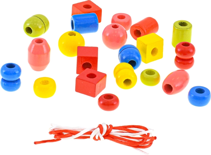 Grote gaten voor gemakkelijk rijgen