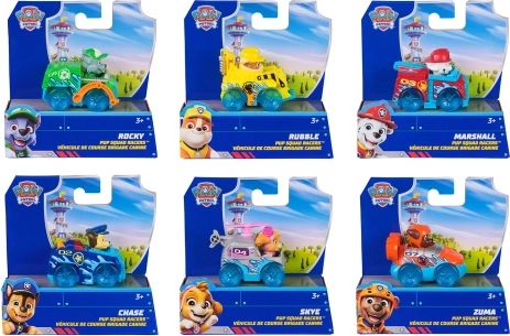 Paw Patrol PUP Squad kleine voertuigen met figuurtje
