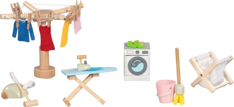 Uitgebreide set voor was- en schoonmaakspel