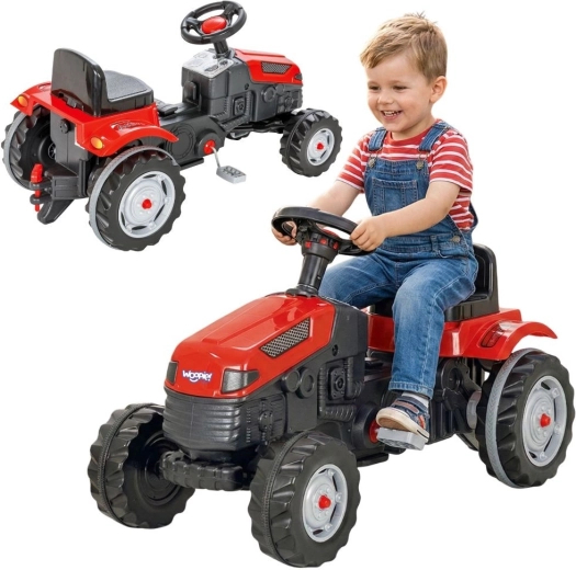 Woopie traptractor Farmer GoTrac met stille wielen