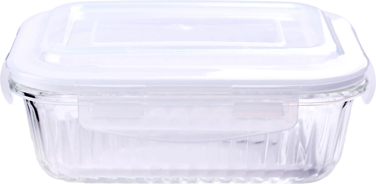 Voedselcontainer van borosilicaatglas 1000 ml
