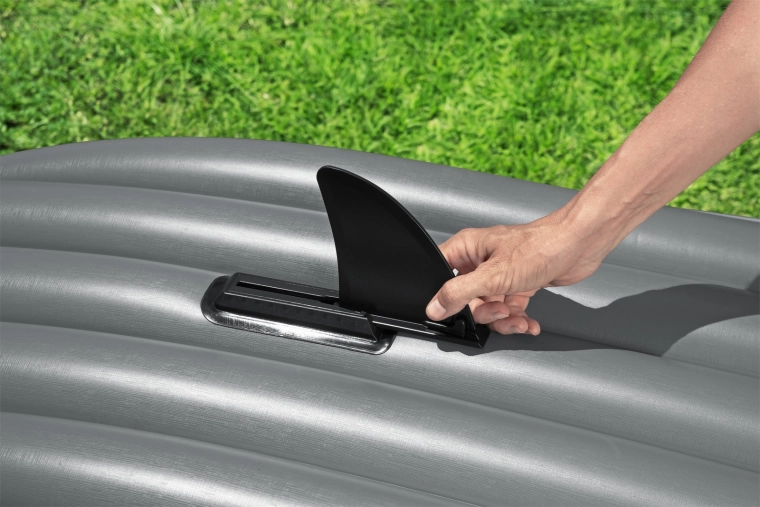 Betere koersvastheid dankzij afneembare vin