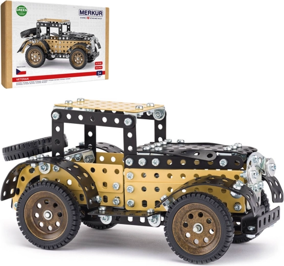 Merkur Auto oldtimer metalen bouwset met 312 onderdelen
