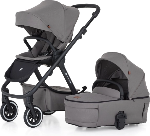 Petite&Mars gecombineerde kinderwagen Icon 2-in-1 Dove Grey Lite Air