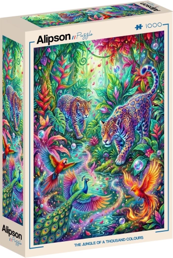 Alipson puzzel Kleurrijke jungle 1000 stukjes