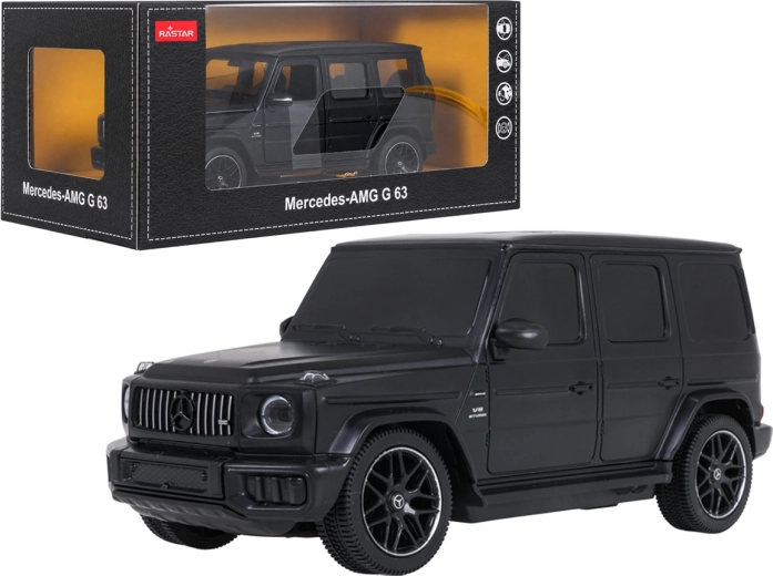 Metalen model Mercedes-AMG G 63 RASTAR op schaal 1:24, zwart