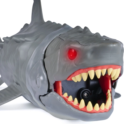 Interactieve Megalodon die op beweging reageert