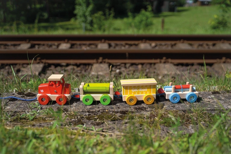 Houten goederentrein GK-Rail