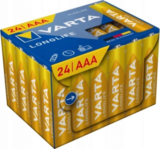 Varta Longlife Power alkaline batterijen AAA 24 stuks