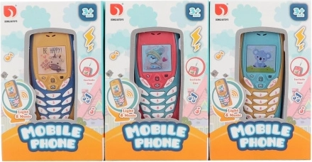 Kinder mobiele telefoon op batterijen