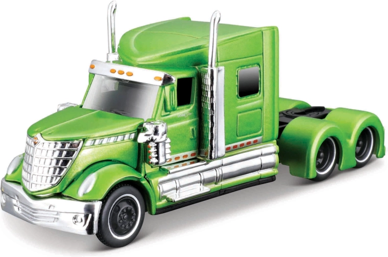 Maisto Design Custom Rigs International Lone Star groen 1:64